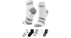 WOMENS VARSITY QUARTER SOCKS 5 PAIRS>APARA Online