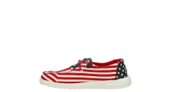 WOMENS WENDY AMERICANA SLIP ON SNEAKER><noscript><img width=