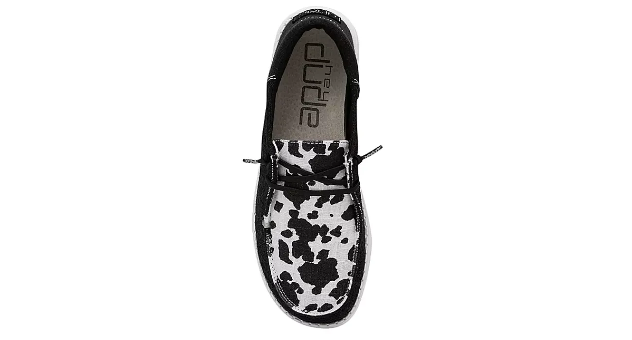 WOMENS WENDY BOHO SLIP ON SNEAKER>HEYDUDE