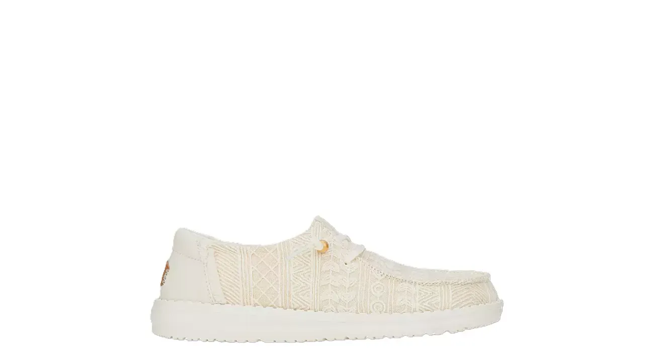 WOMENS WENDY CROCHET LACE SLIP ON SNEAKER>HEYDUDE Discount