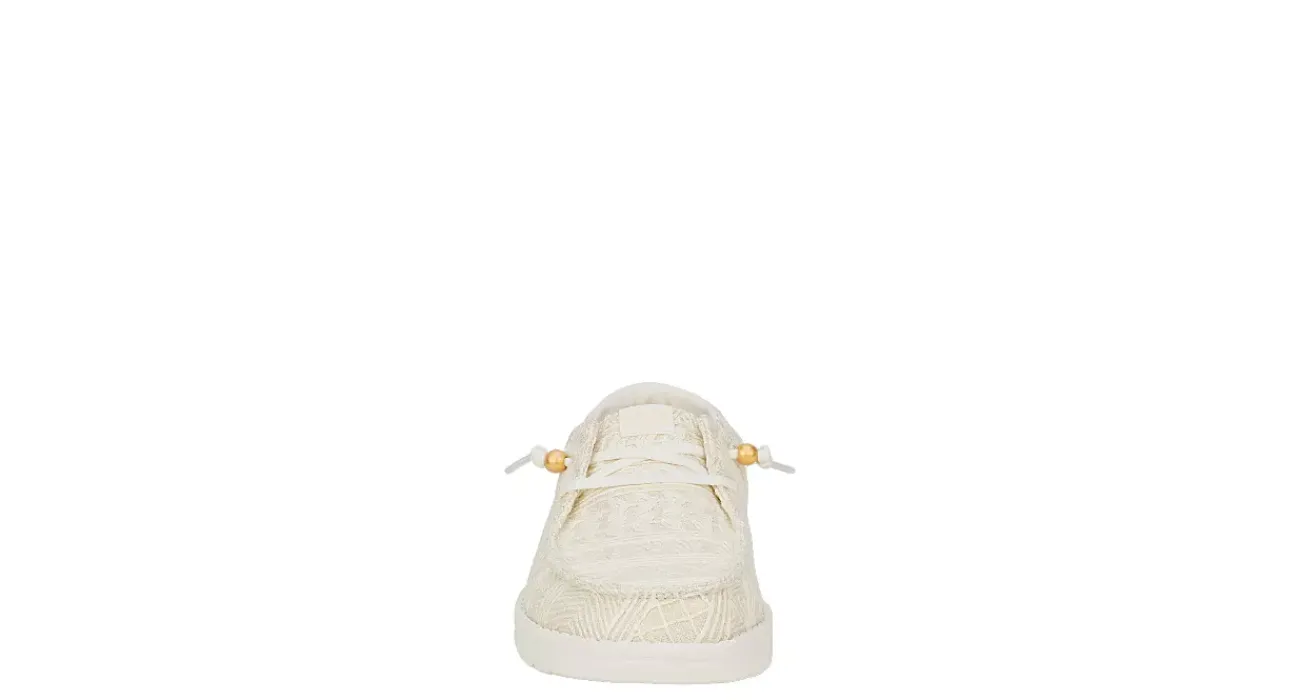 WOMENS WENDY CROCHET LACE SLIP ON SNEAKER>HEYDUDE Discount
