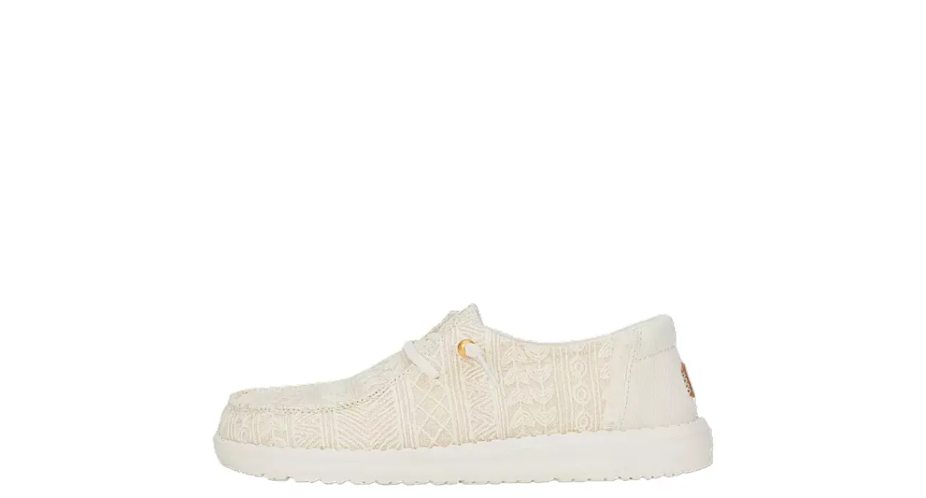 WOMENS WENDY CROCHET LACE SLIP ON SNEAKER>HEYDUDE Discount
