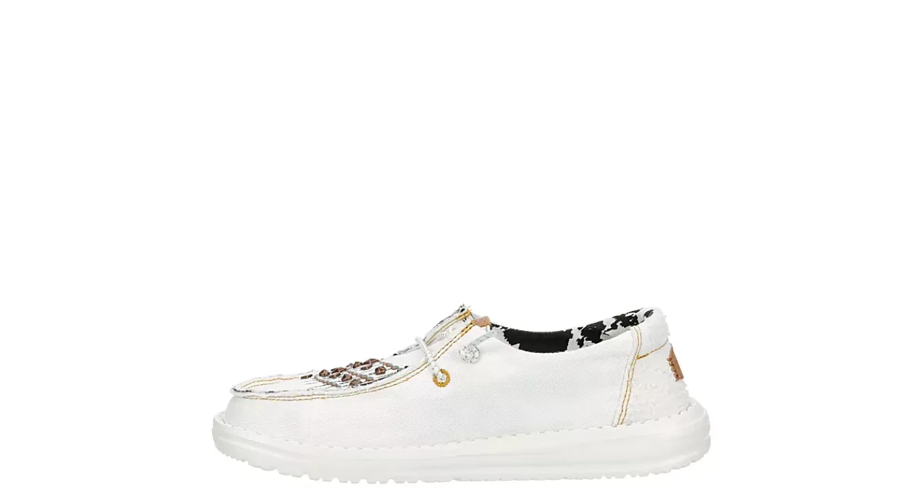 WOMENS WENDY DENIM SLIP ON SNEAKER>HEYDUDE Online