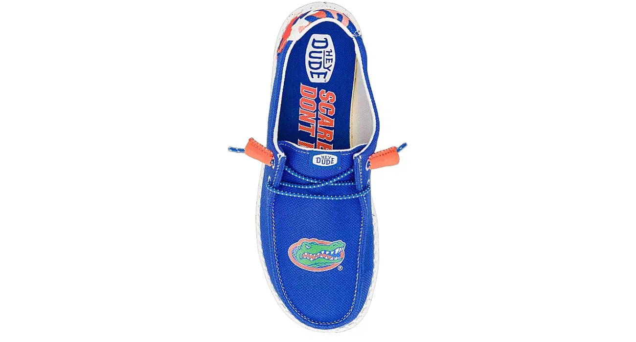 WOMENS WENDY FLORIDA GATORS SLIP ON SNEAKER>HEYDUDE New