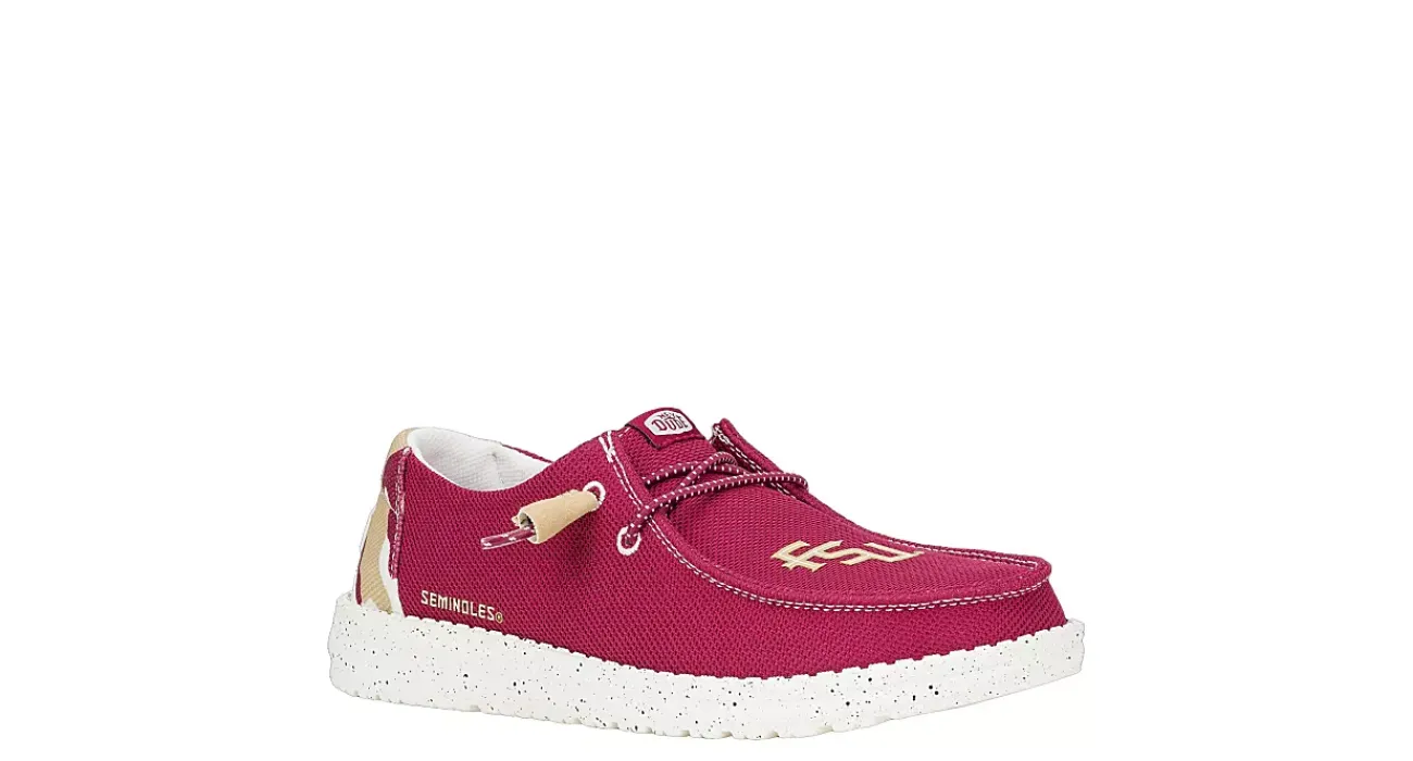 WOMENS WENDY FLORIDA STATE SLIP ON SNEAKER>HEYDUDE
