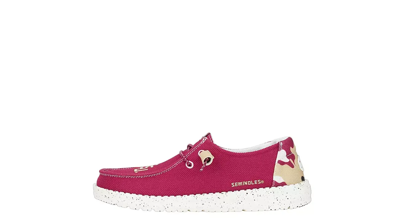 WOMENS WENDY FLORIDA STATE SLIP ON SNEAKER>HEYDUDE